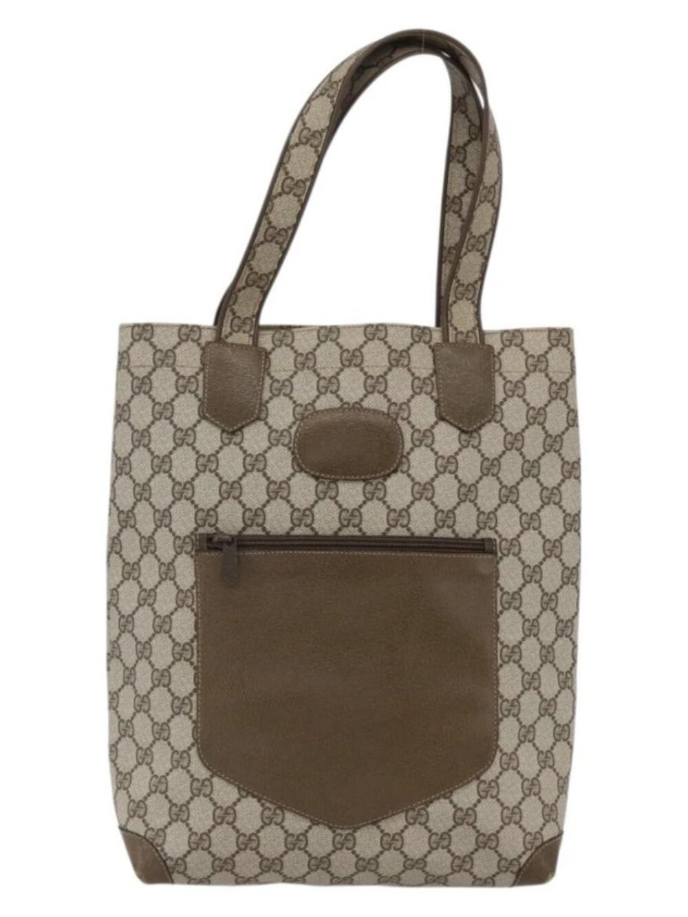 GUCCI GG Supreme Tote Bag PVC Beige Gold 002 103 1301 Auth ka2063 - Picture 2 of 16